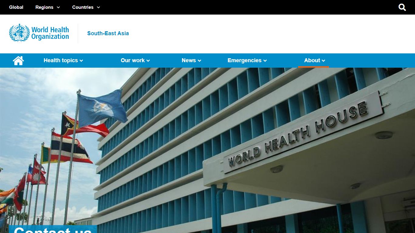 Contact us - World Health Organization